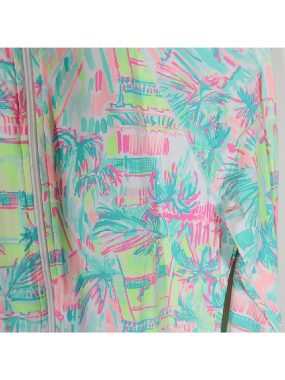 LILLY PULITZER Luxletic Meryl Hadlee Zip Up Jacket Size M Perfect Match Tennis - Picture 6 of 8